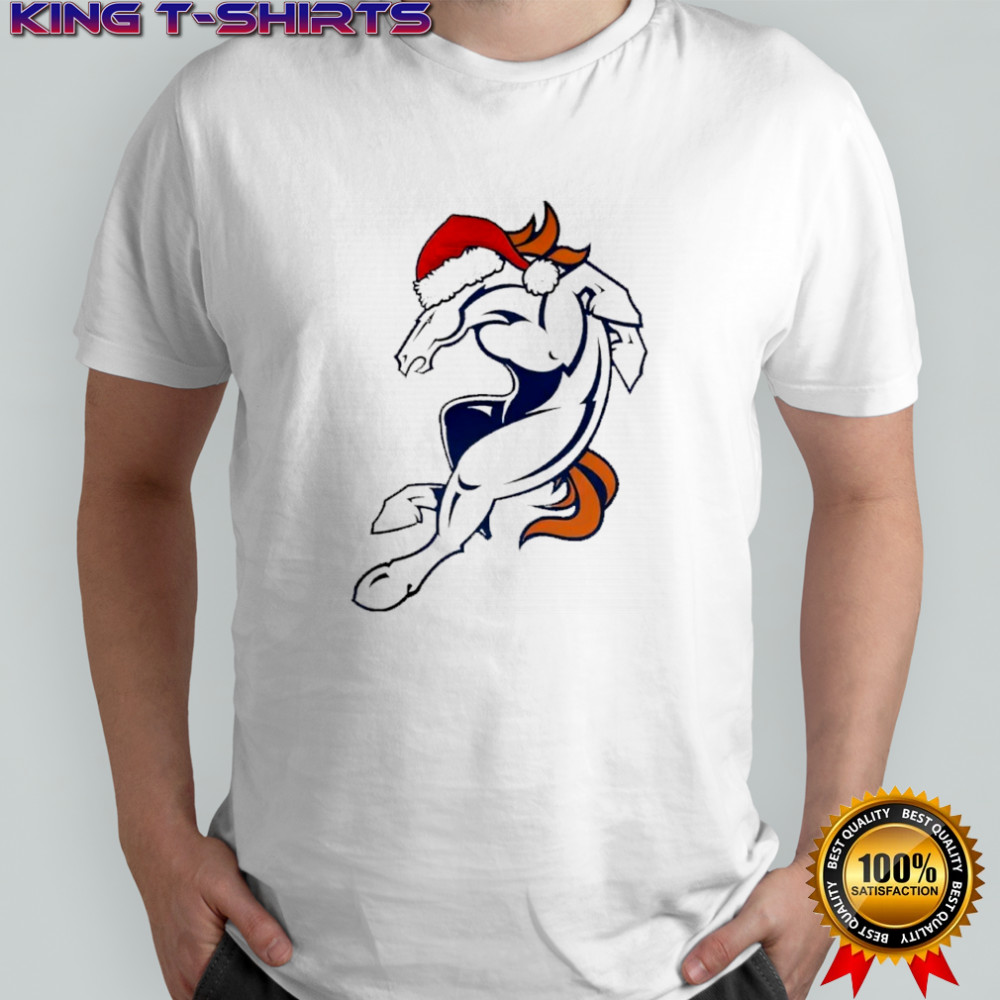 Denver Broncos Merry Christmas hat shirt
