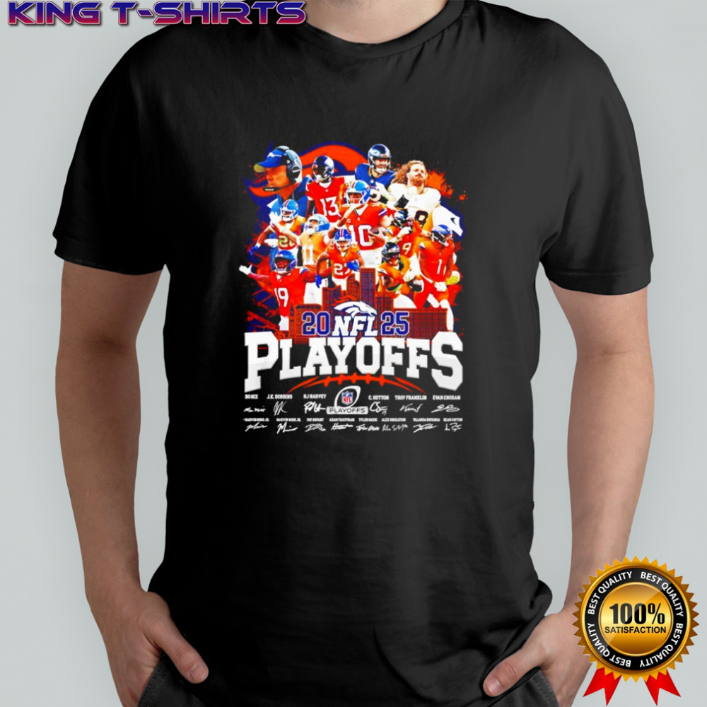 Denver Broncos’ qualification for the 2025 NFL playoffs Signature Shirt
