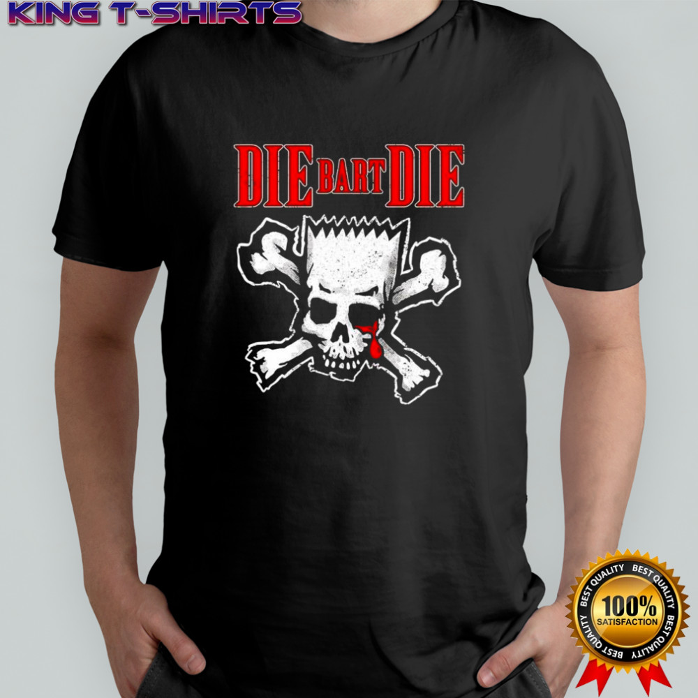 Die Bart Die Bart Simpson skull shirt