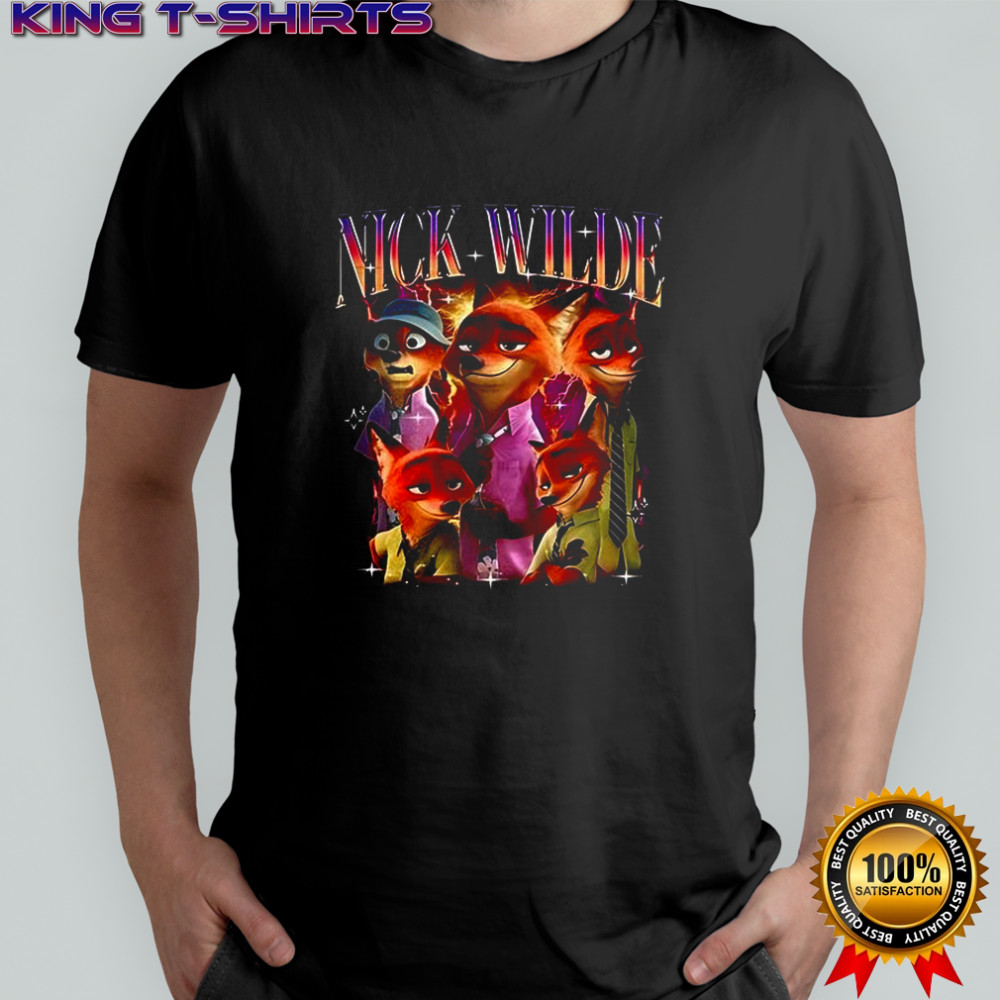 Disney Zootopia Nick Wilde graphic shirt