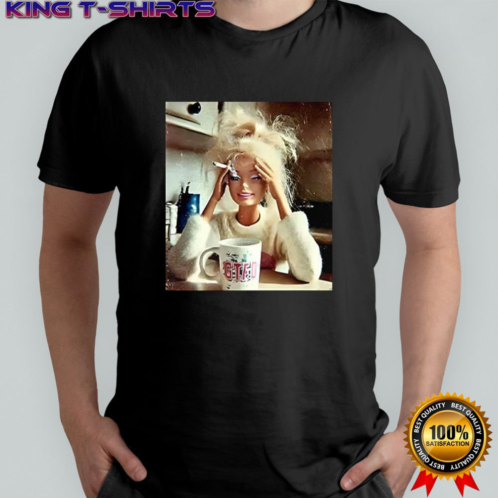 Distressed doll face meme shirt