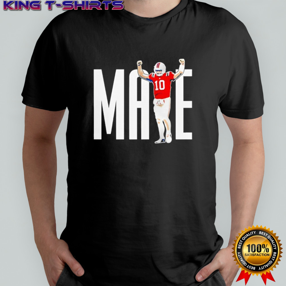 Drake Maye 10 New England Patriots Shirt