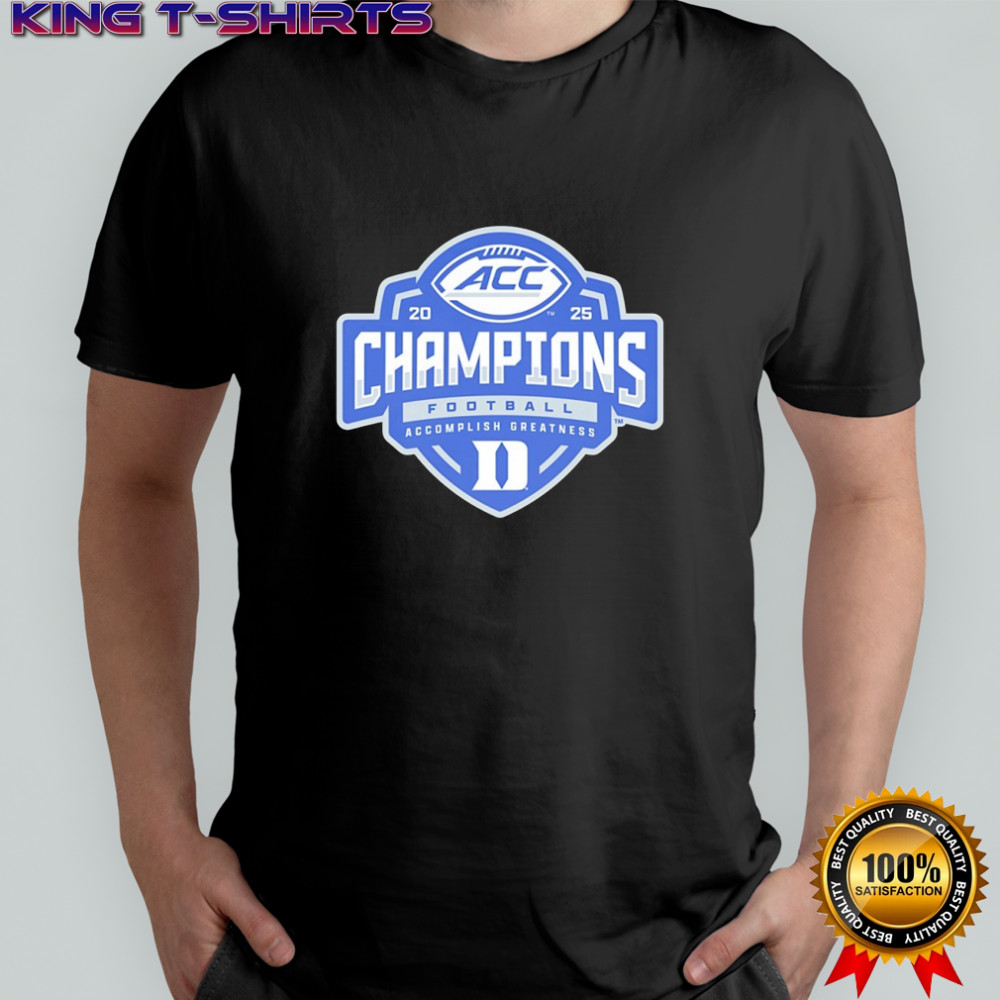 Duke Blue Devils ACC football Champions 2025 shirt