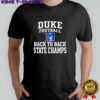 Duke Blue Devils football back to back state champs shirt