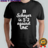 Duke Blue Devils scheyer is 5-2 against UNC shirt