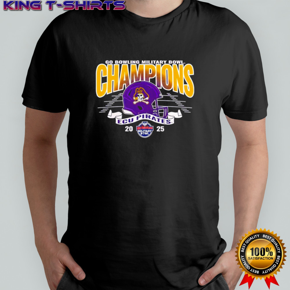 ECU Pirates 2025 Military Bowl Champions shirt