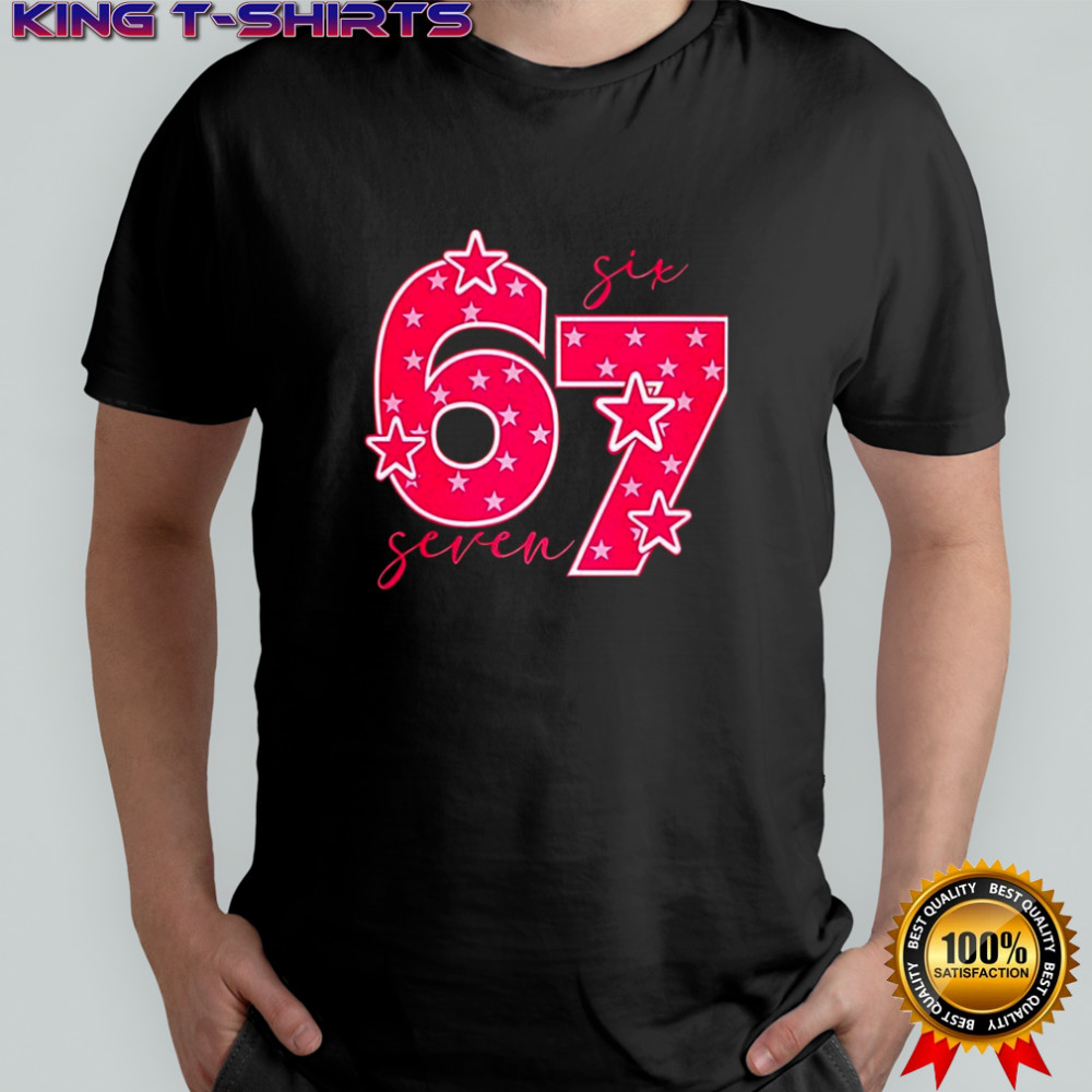 Evnne Park Hanbin six seven number meme shirt