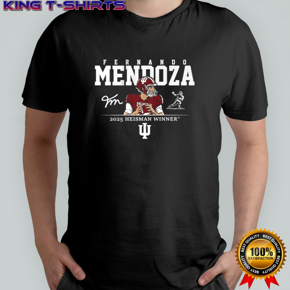 Fernando Mendoza 2025 Heisman Winner signature shirt