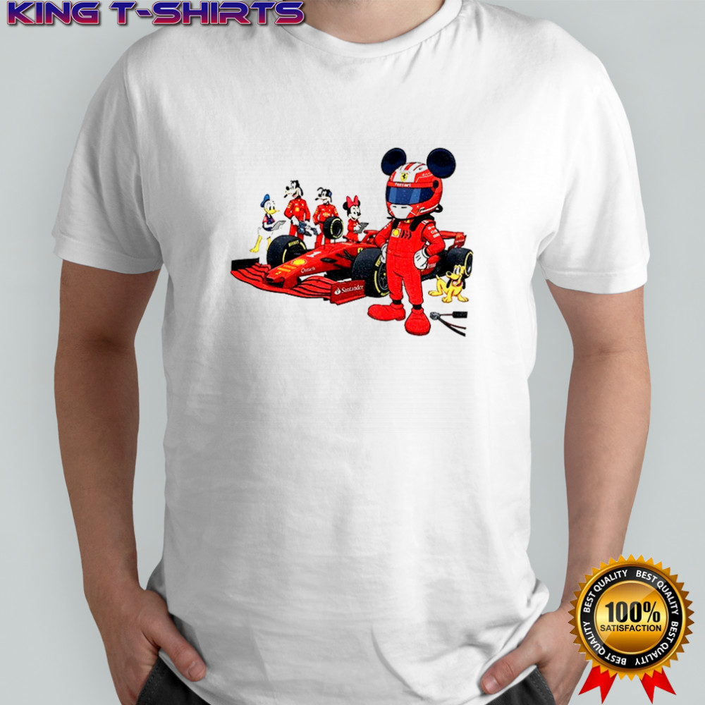 Ferrari Racing Disney All Characters F1 Christmas shirt