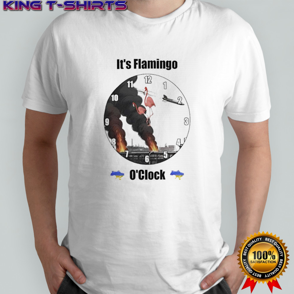 Flamingo o’clock graphic shirt
