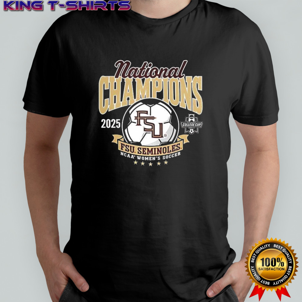 Florida State 2025 Women’s Soccer National Champs shirt