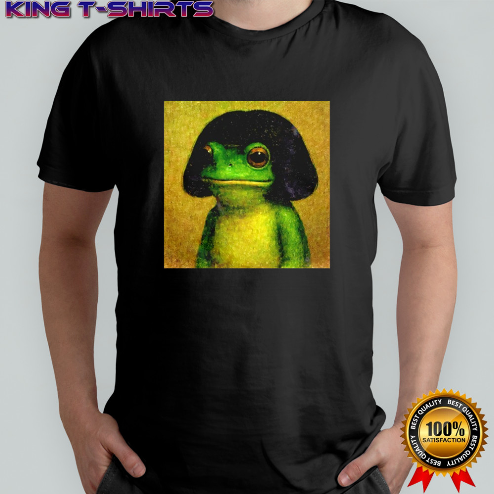 Frog with Bob Haircut Meme shirt