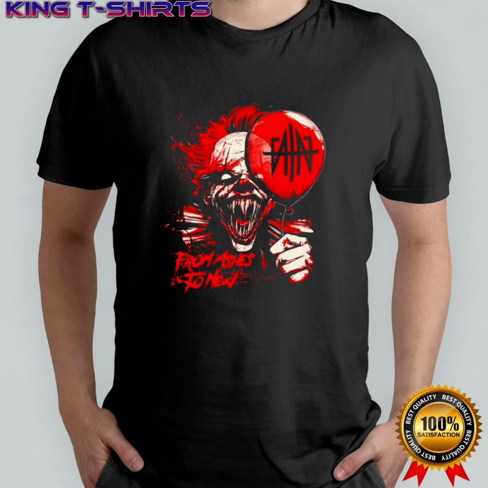 From Ashes To New Pennywise Balloon T-shirt