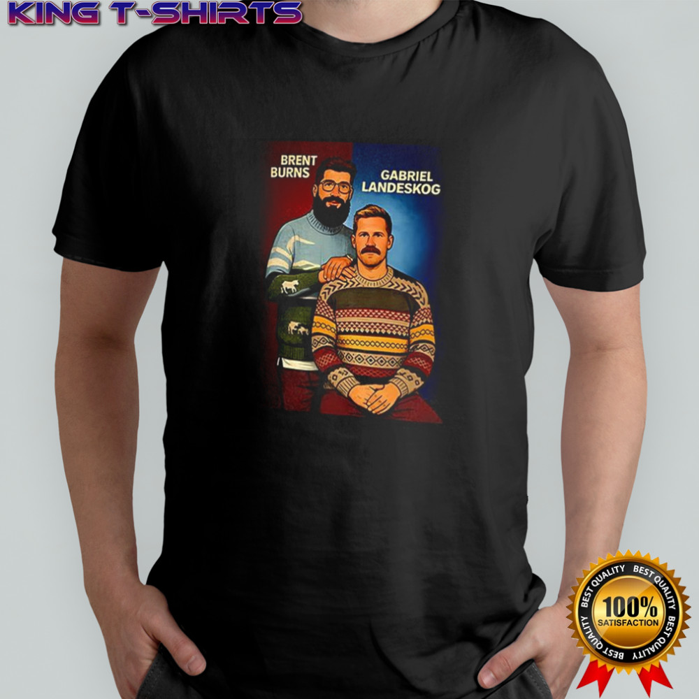Gabriel Landeskog and Brent Burns Colorado Avalanche Step Brother shirt
