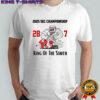 Georgia Bulldogs beat Alabama Crimson Tide 2025 SEC Championship King Of The South score shirt