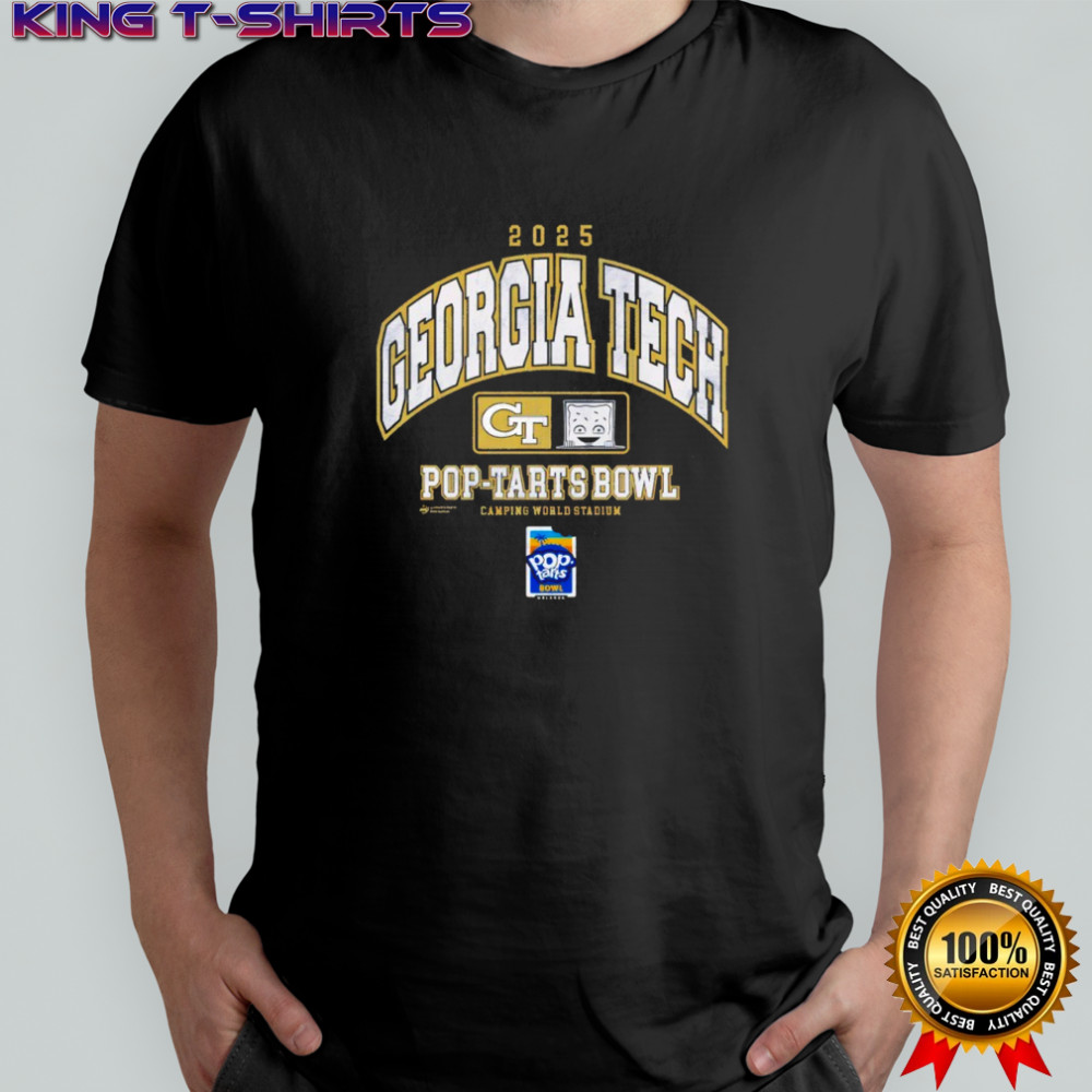 Georgia Tech 2025 Pop Tarts Bowl Camping World Stadium Shirt