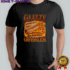 Glizzy gobbler faded hot dog funny meme shirt