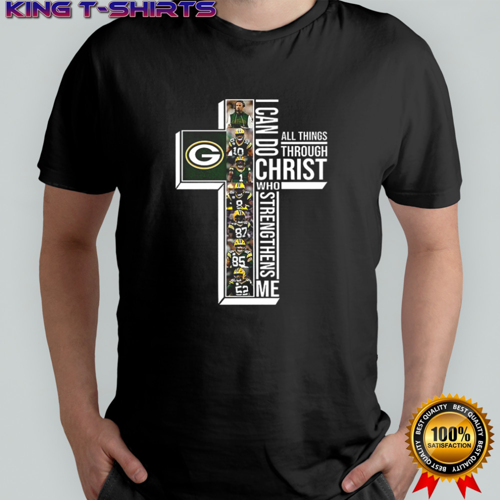 Green Bay Packers I can do christ all things through who strengthens me T-shirt