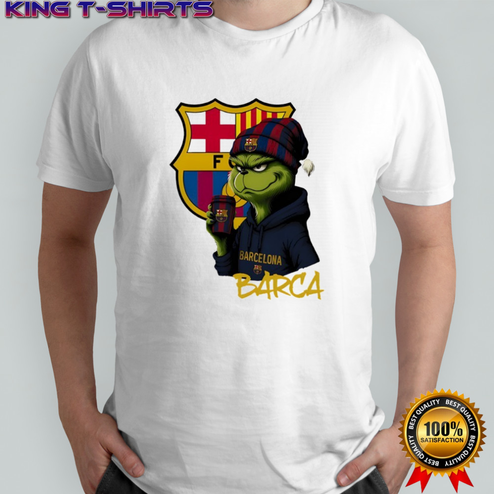 Grinch Barcelona FC Crest shirt