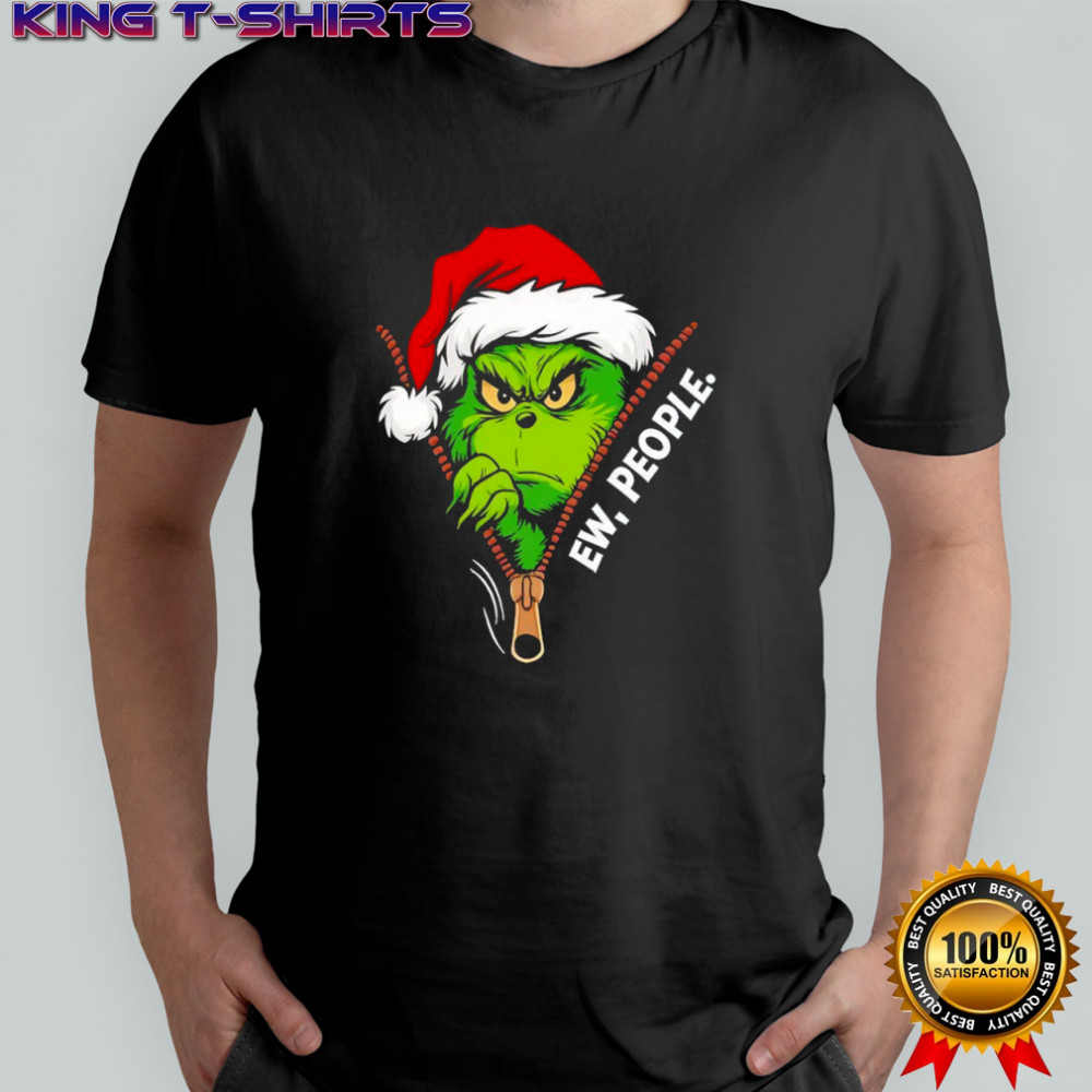 Grinch Ew People Christmas Green Monster Graphic shirt
