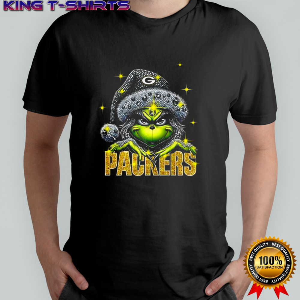 Grinch Rhinestone Green Bay Packers shirt