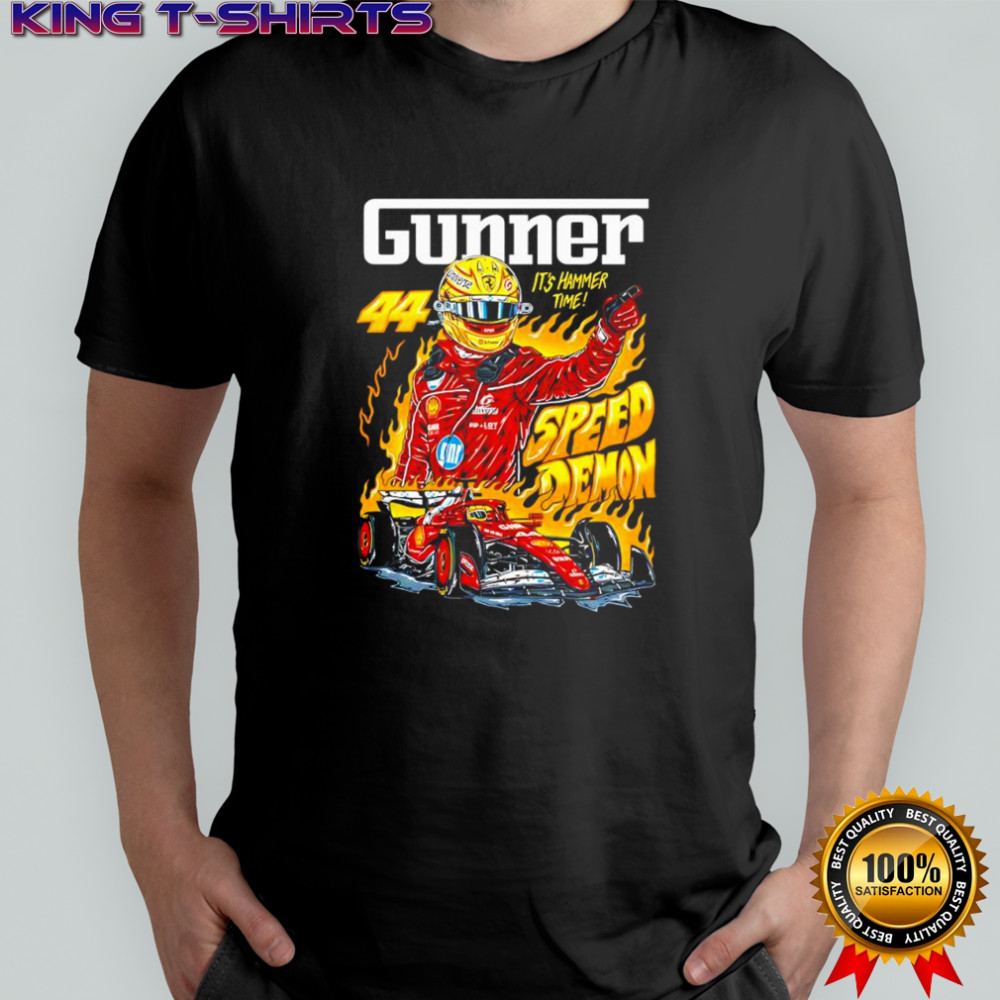 Gunner Speed Demon 44 Lewis Hamilton it’s hammer time shirt