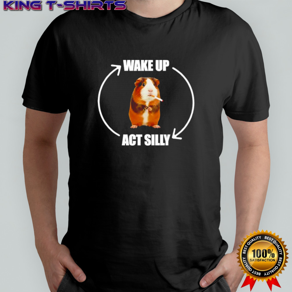 Hamter Wake Up Act Silly Cycle shirt