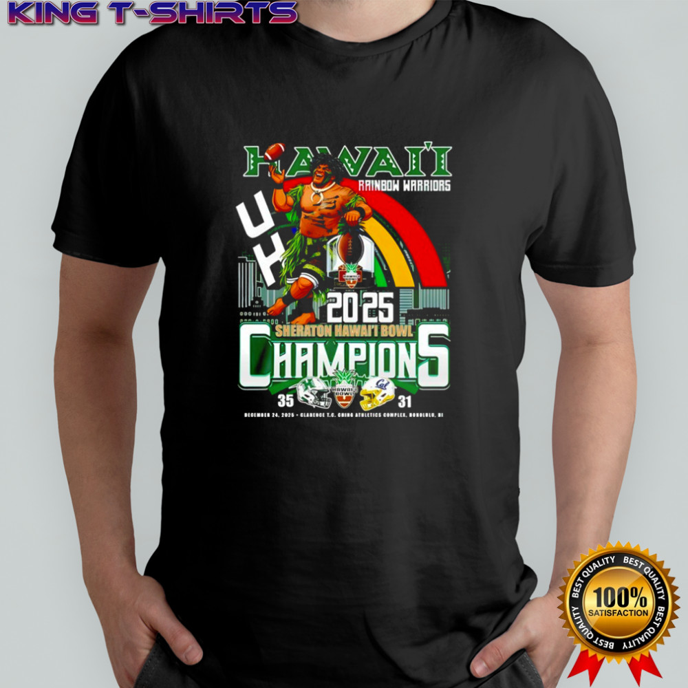Hawaii Rainbow Warriors Sheraton Hawai’i Bowl 2025 Shirt
