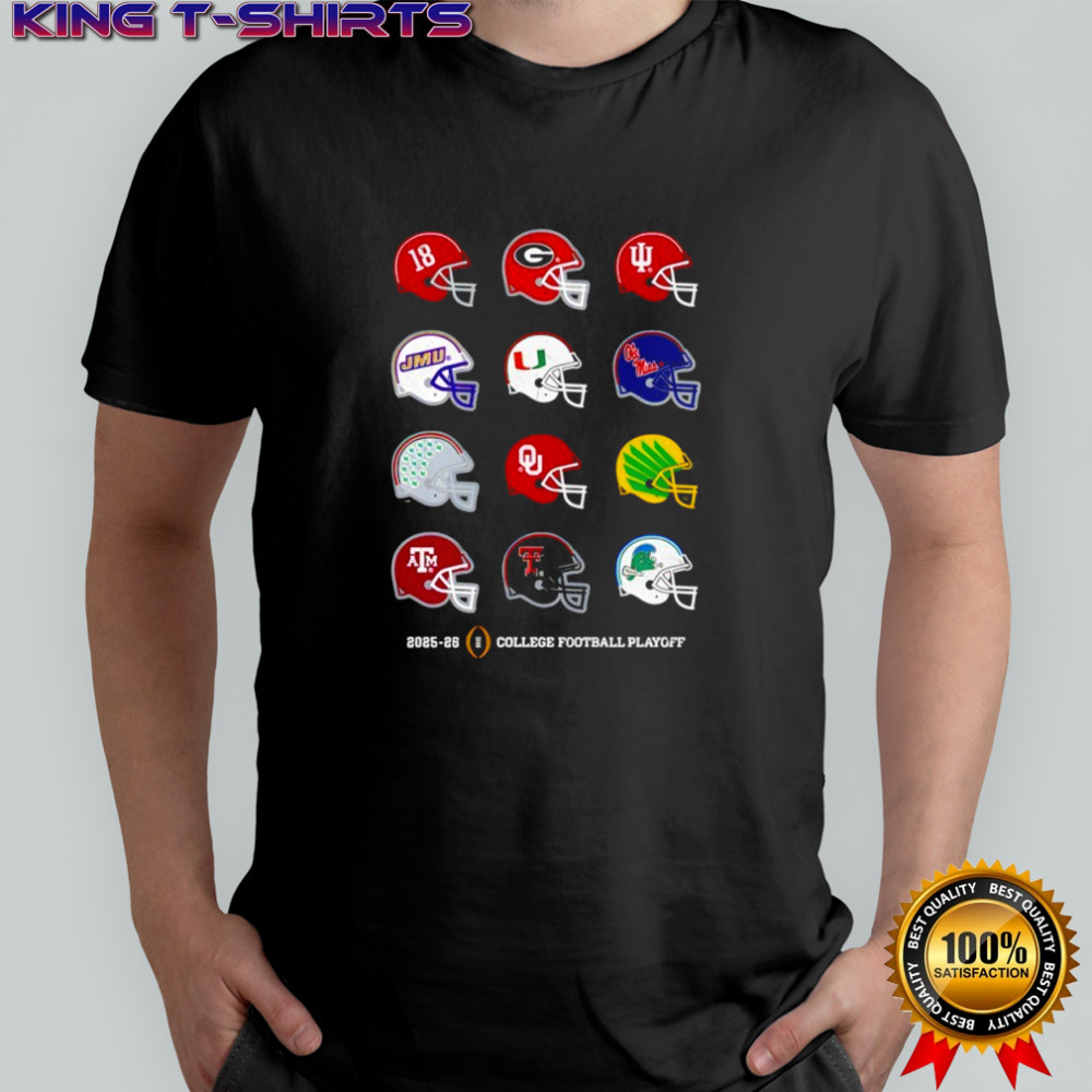 Helmet College Football Playoff 2025-26 shirt