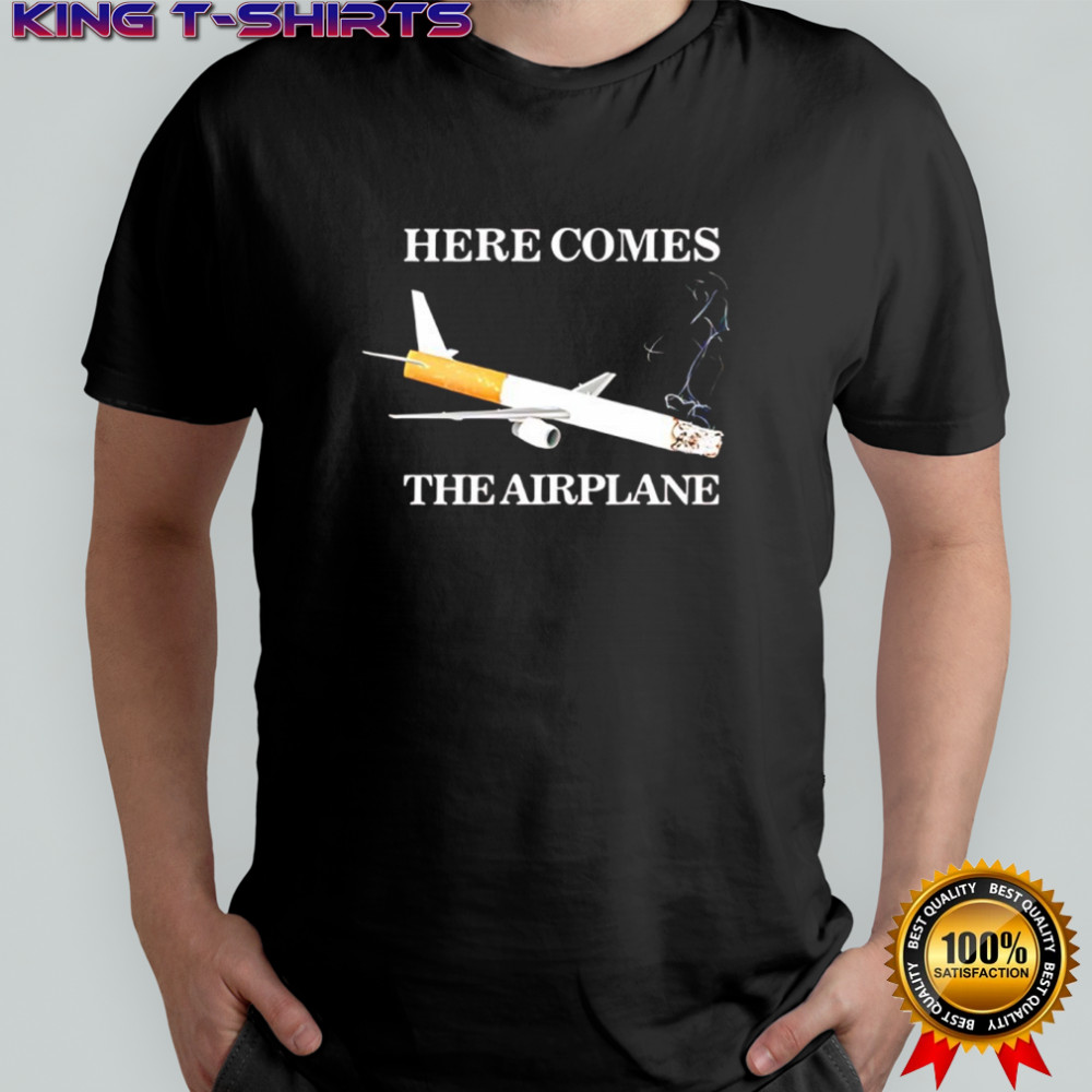 Here Comes the Airplane graphic shirt