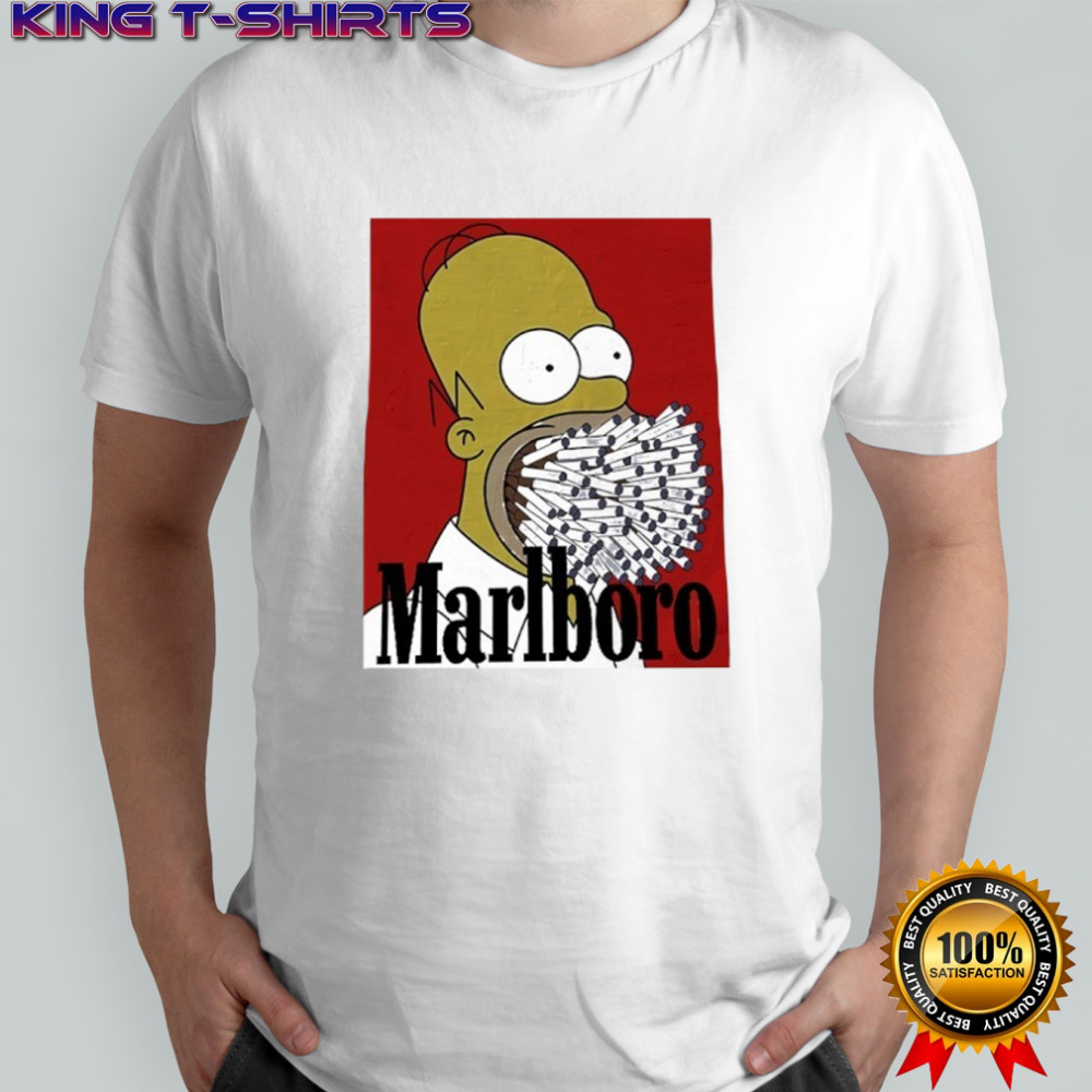 Homer Simpson Marlboro Shirt