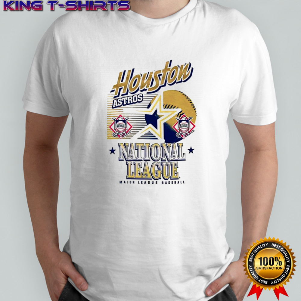 Houston Astro MLB American national league logo ball retro shirt