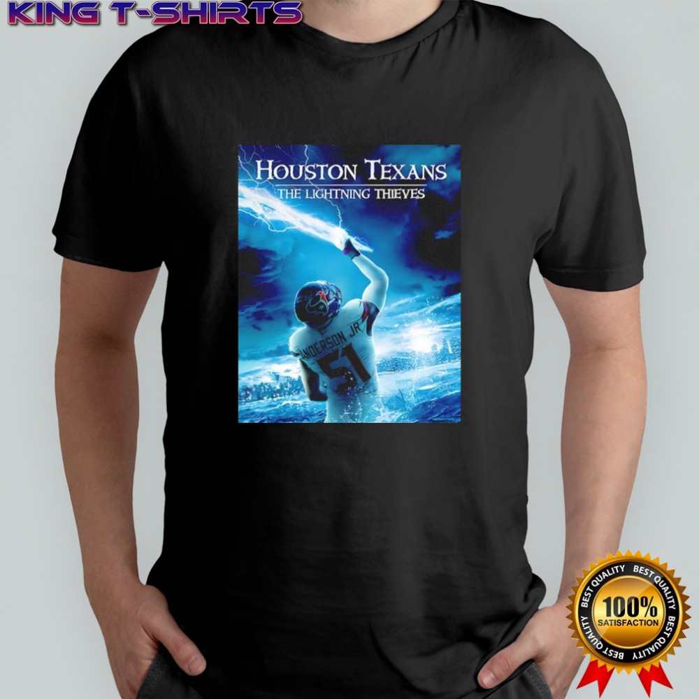 Houston Texans the lightning thieves shirt