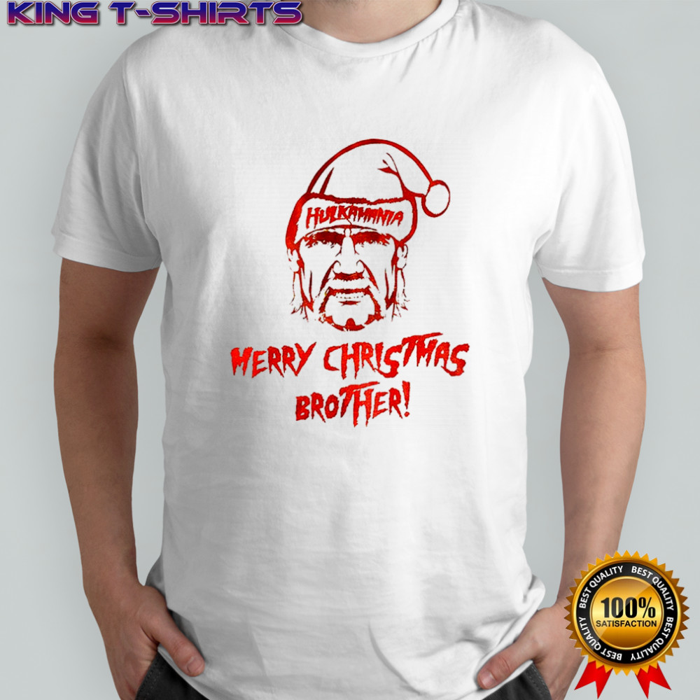 Hulk Hogan Hulkamania Merry Christmas Brother shirt