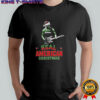 Hulk Hogan Santa Hat Real American Christmas shirt