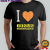 I love Jesus and Jesus loves you waffle heart shirt