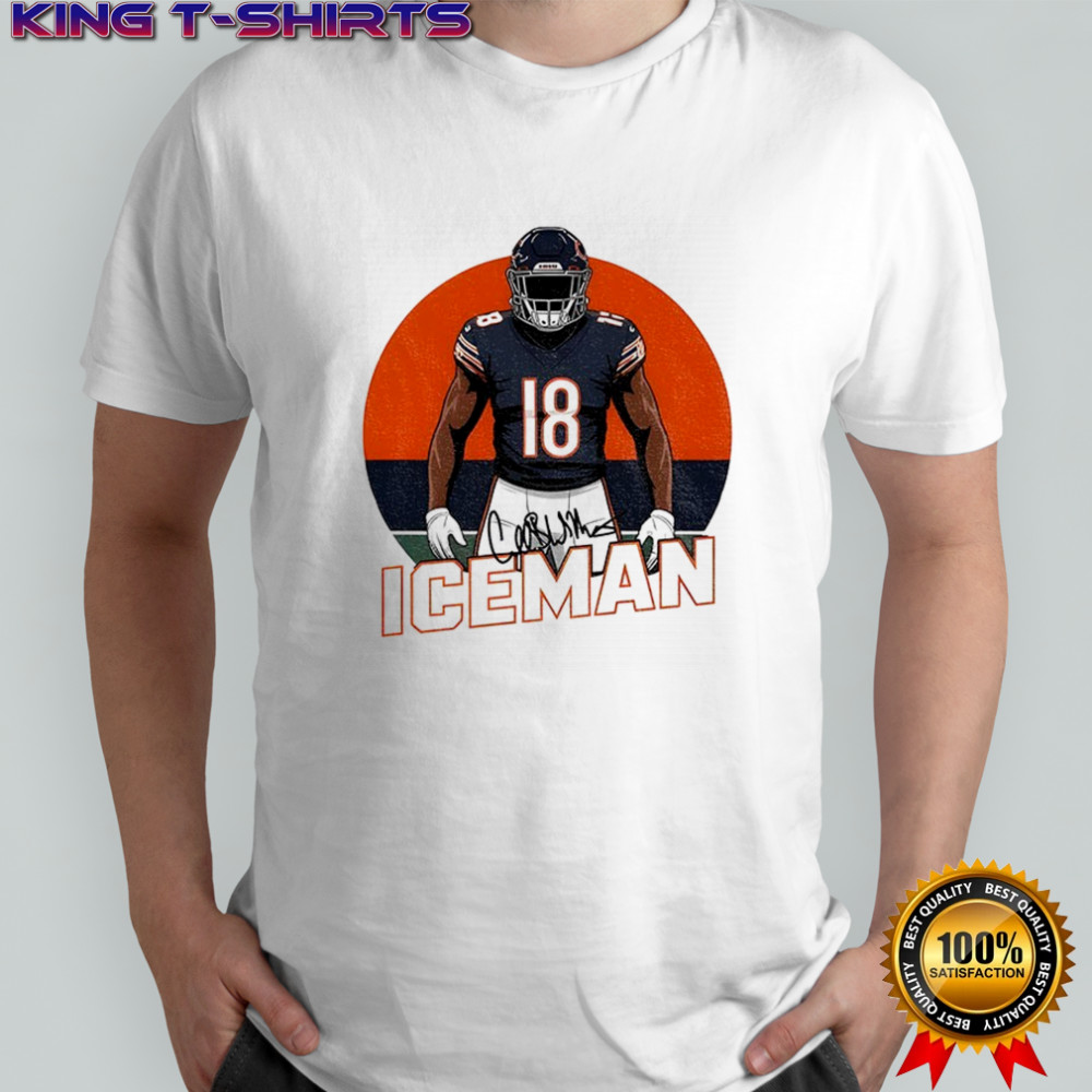 Iceman Caleb Williams Chicago Bears NFL Football 2025 signature shirt
