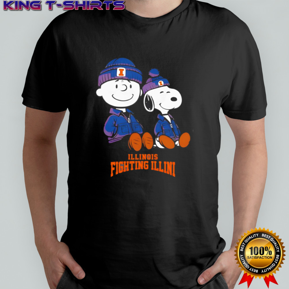 Illinois Fighting Illini x Snoopy and Charlie Brown shirt