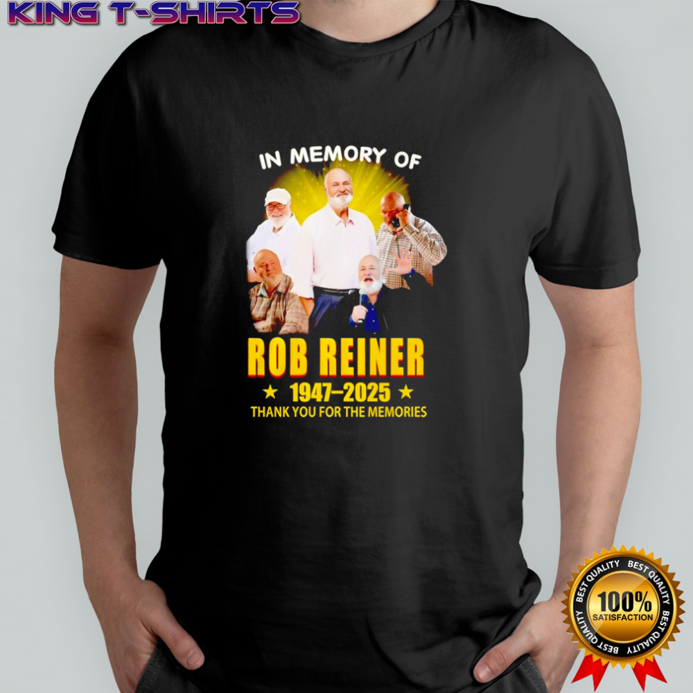 In memory of Rob Eeiner 1947 2025 thank you for the memories graphic shirt