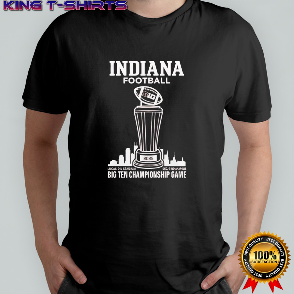 India Football 2025 Big Ten Championship Game Cup shirt