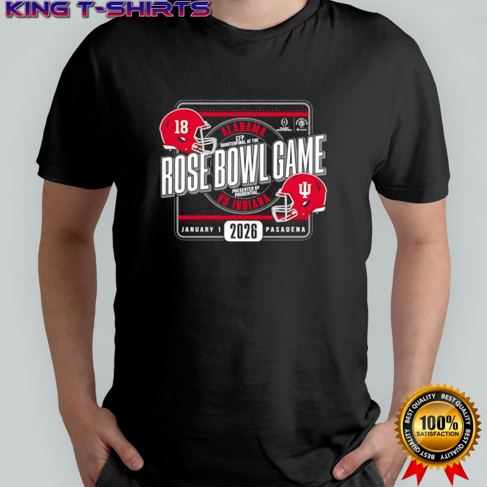 Indiana Football 2026 Rose Bowl Game Head to Head Shirt