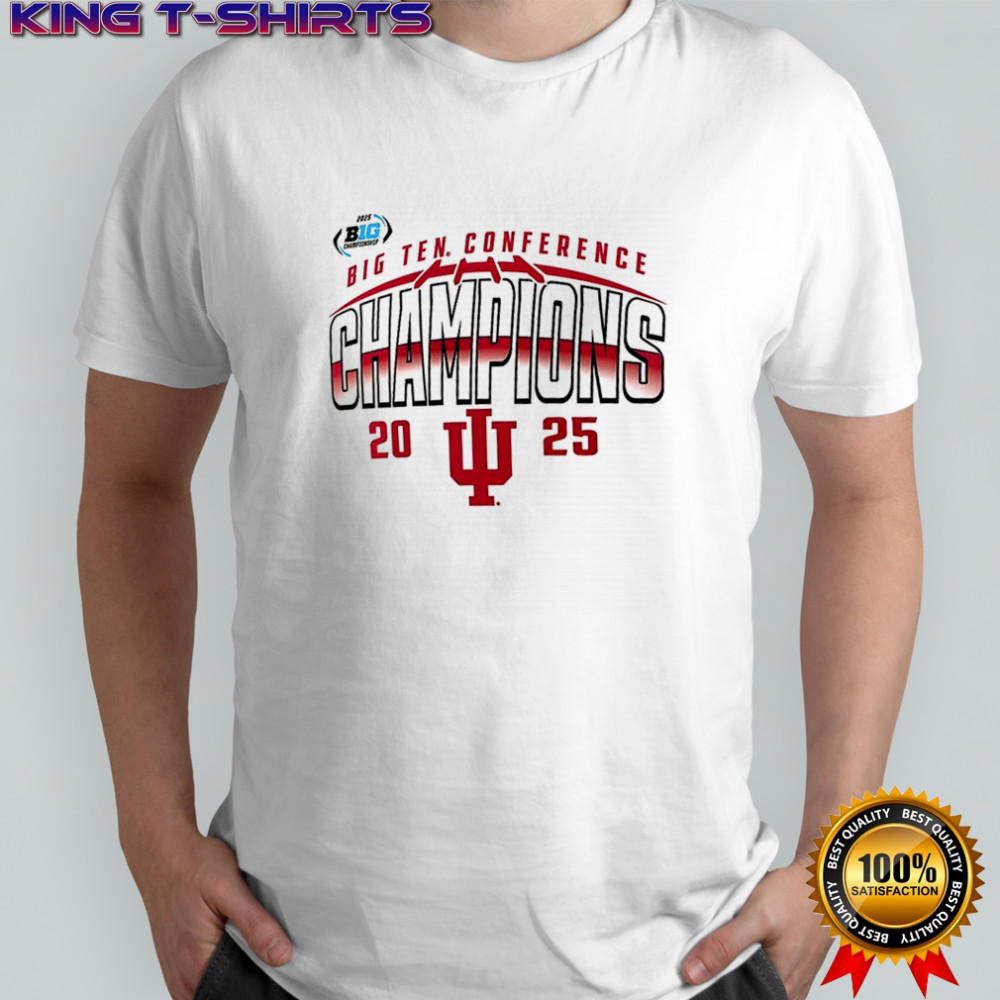 Indiana Hoosiers 2025 Big Ten Football Champions Endzone Speed shirt