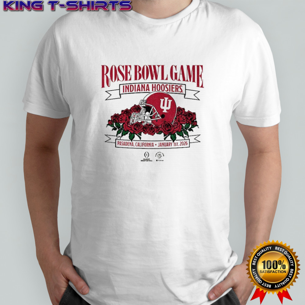 Indiana Hoosiers 2025 Rose Bowl Game Football Pasadena California January 1st 2026 shirt