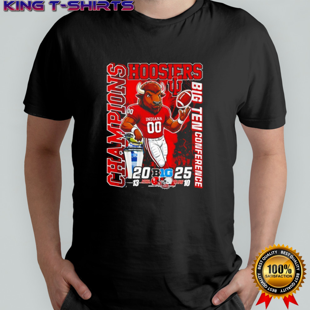 Indiana Hoosiers football Big 10 Conference Champions 2025 shirt