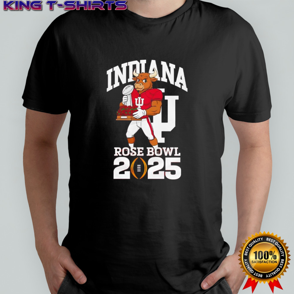 Indiana Hoosiers Rose Bowl 2025 mascot shirt