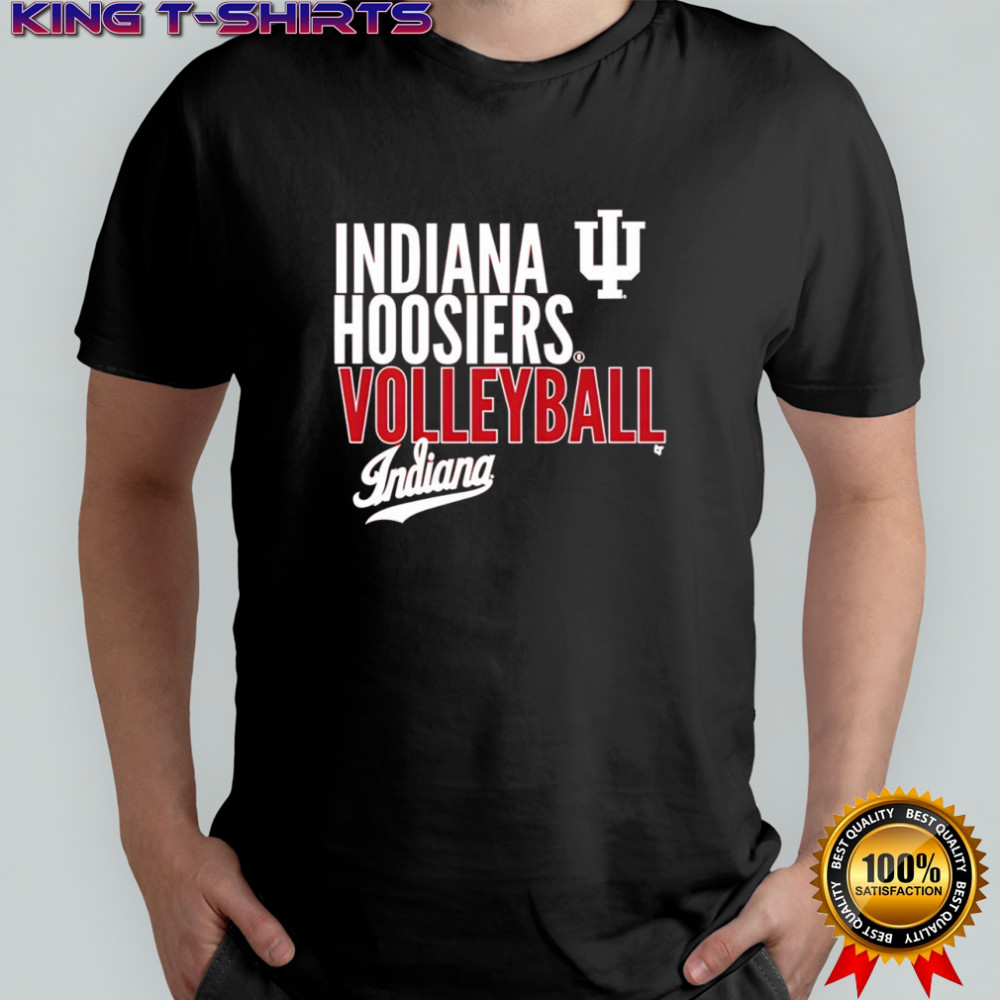 Indiana Volleyball Text Logo Shirt