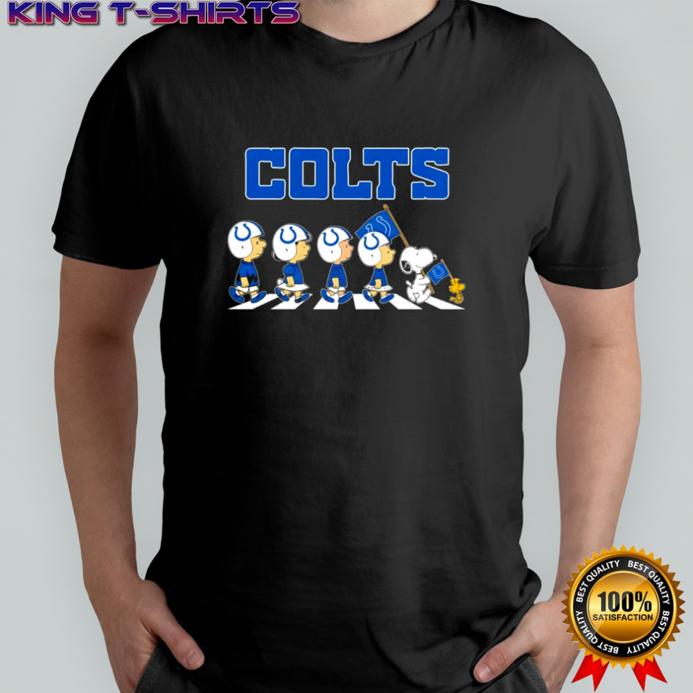 Indianapolis Colts x Peanuts Snoopy Abbey Road shirt
