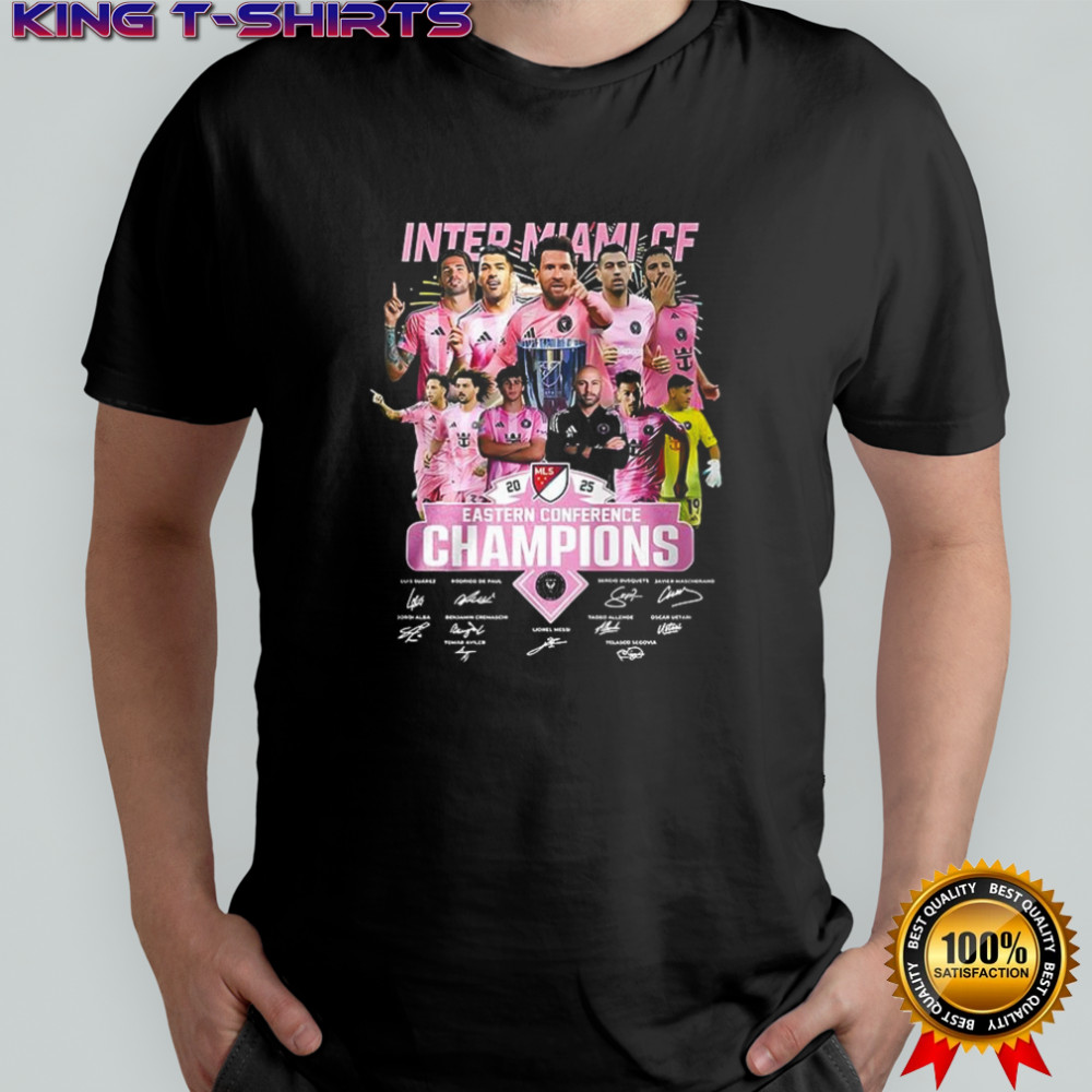 Inter Miami CF Eastern Conference Champions signature shirt