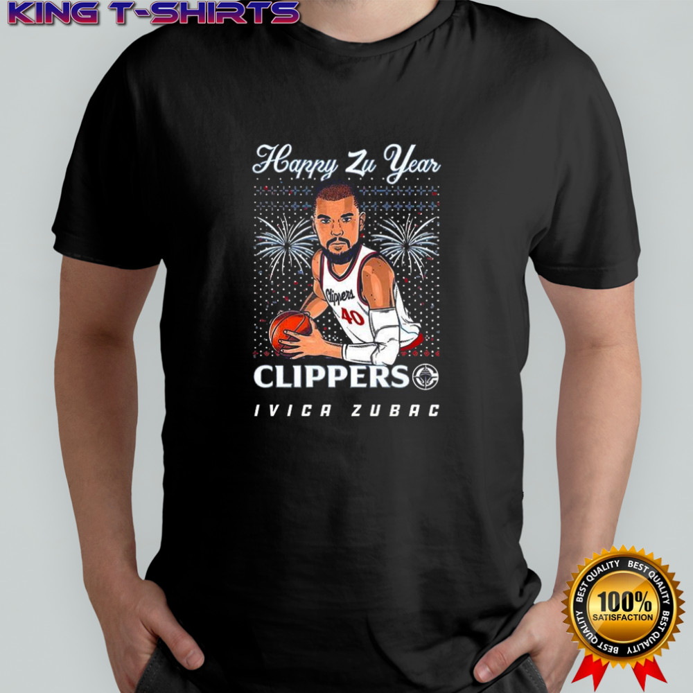 Ivica Zubac Happy Zu Year Clippers shirt