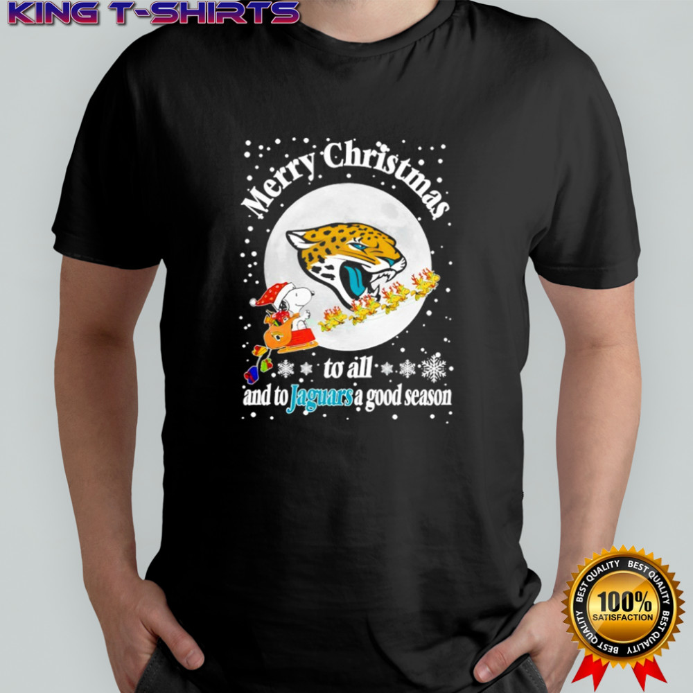 Jacksonville Jaguars Merry Christmas To All And To Jaguars A Good Season Football shirt